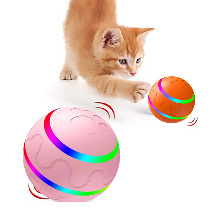 Interactive Smart Cat Ball (Self-Rotating Toy)