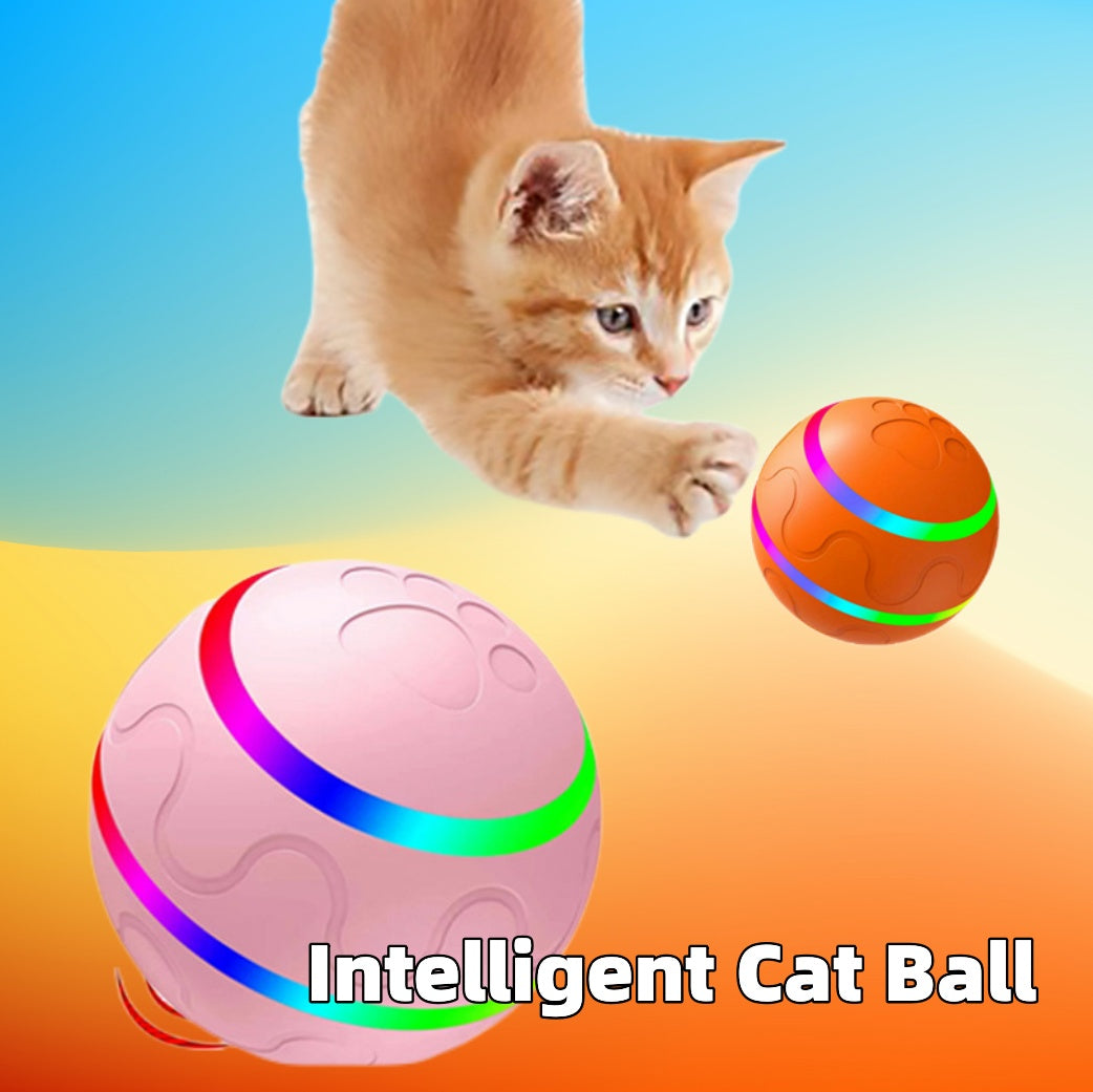 Interactive Smart Cat Ball (Self-Rotating Toy)
